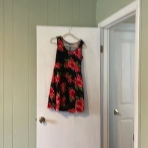 White Mark size Small dress Black with flowers